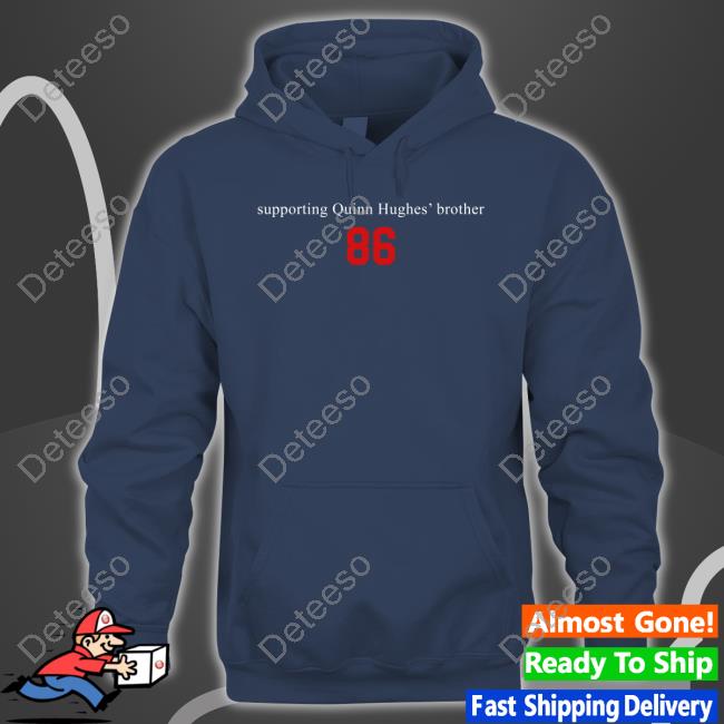 Hischier86 Supporting Quinn Hughes' Brother 86 Hoodie