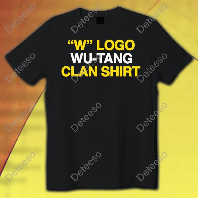 "W" Logo Wu Tang Clan Shirt Tee